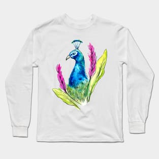 Peacock Long Sleeve T-Shirt